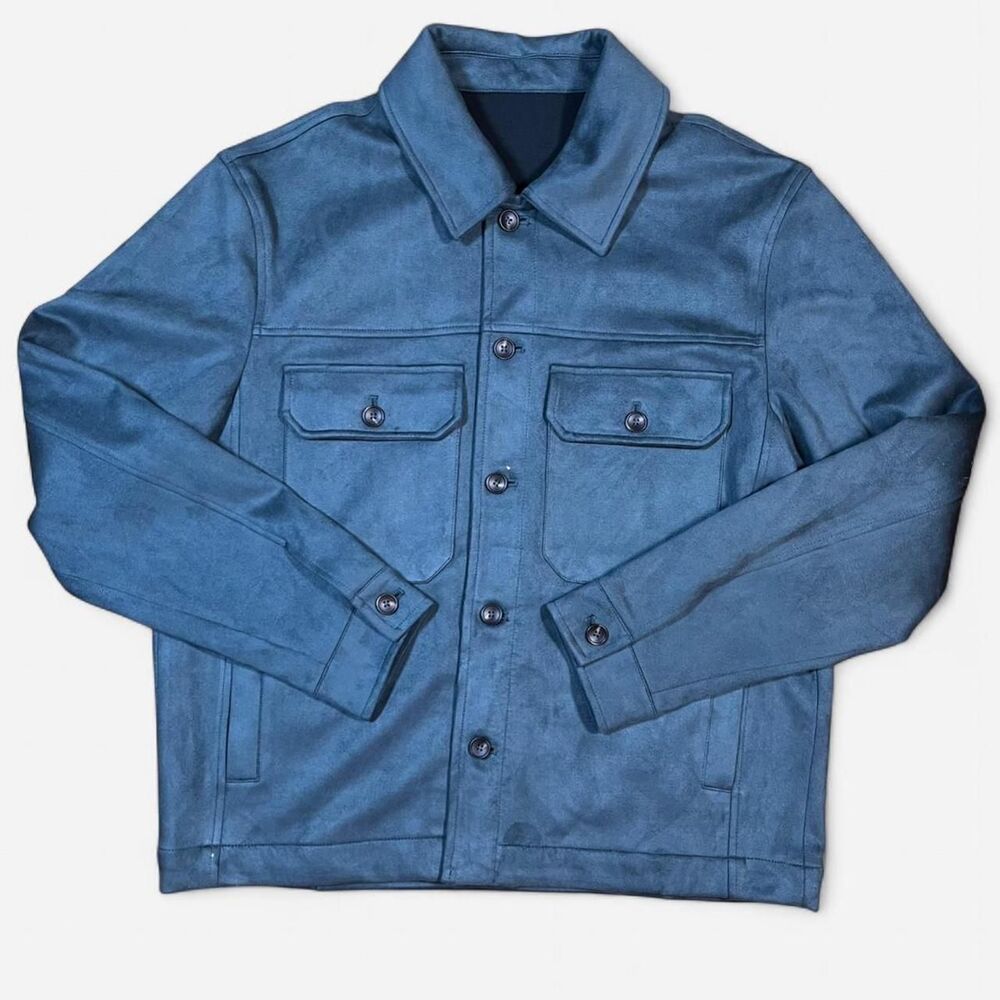 Zara Faux Suede Overshirt Jacket